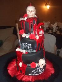 halloween sweet sixteen cake