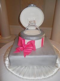 engagement cake