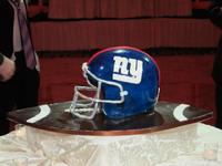 football helmet grooms cake