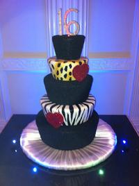 sweet sixteen cake