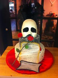 phantom of the opera sweet sixteen cake